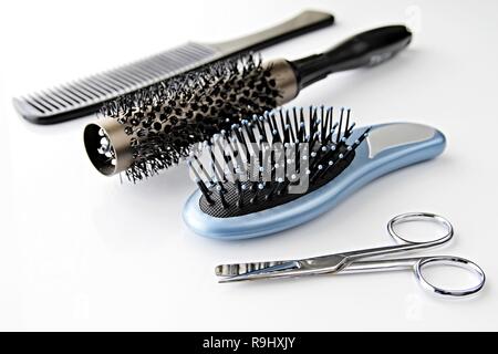 salon tools and equipment tools styling stock photo Stock Photo