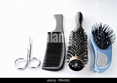 salon tools and equipment tools styling stock photo Stock Photo