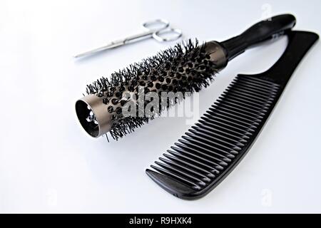 salon tools and equipment tools styling stock photo Stock Photo