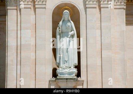 Statue of Our Lady of Fatima - Portugal Stock Photo