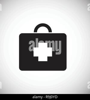 Game first aid kit icon on white background for graphic and web design, Modern simple vector sign. Internet concept. Trendy symbol for website design web button or mobile app. Stock Vector