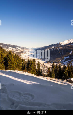 Austria in the Alps - Rodelbahn am Wildkogel Stock Photo
