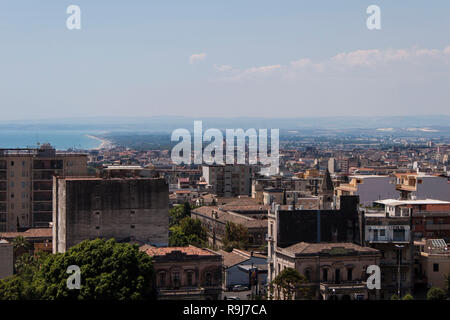 Catania panoramic view Stock Photo