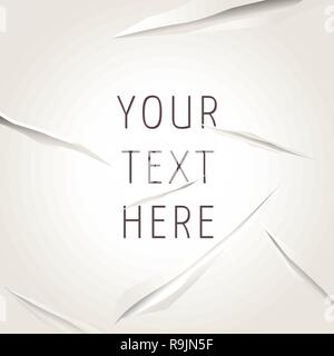 Abstract cut paper background, vector texture illustration Stock Vector