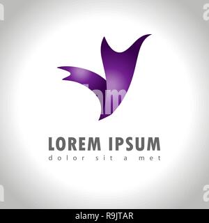Abstract web Icon and logo sample, vector illusration Stock Vector