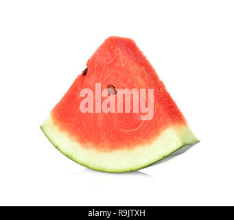 Sliced of watermelon on white background. Stock Photo