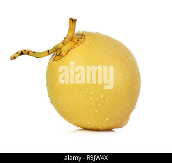 water drop Coconut(Coconuts fire.)  isolated on white background Stock Photo