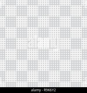 Checkered seamless pattern. Classic abstract geometric background. Infinitely repeating geometrical texture consisting of small rhombuses, dots. Vecto Stock Vector