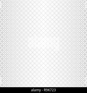 Seamless pattern. Abstract halftone background. Modern stylish texture. Repeating grid with rhombuses of the different size. Gradation from bigger to  Stock Vector