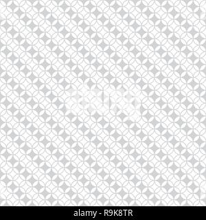 Seamless pattern. Modern stylish texture with intersecting circles. Regularly repeating geometrical tiles with rhombuses, diamonds, flowers. Diagonal  Stock Vector