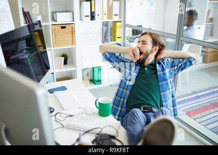 Pretty bored Stock Photo