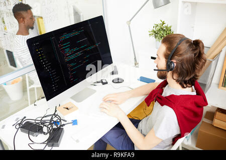 Busy it-manager Stock Photo
