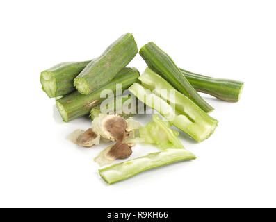 Moringa on white background. Stock Photo