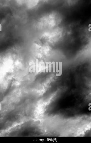 Stratocumulus opacus clouds threatening weather Stock Photo