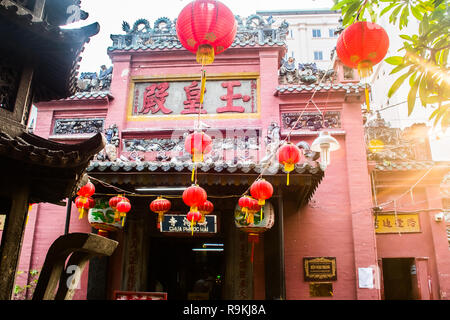 Ancient temple Jade Emperor Pagoda, Ho Chi Minh City in Vietnam Stock Photo