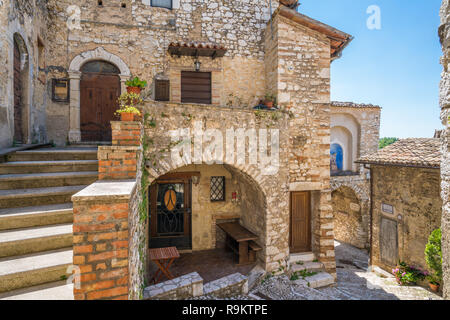 Scenic sight in Labro, ancient village in the Province of Rieti, Lazio, Italy. Stock Photo