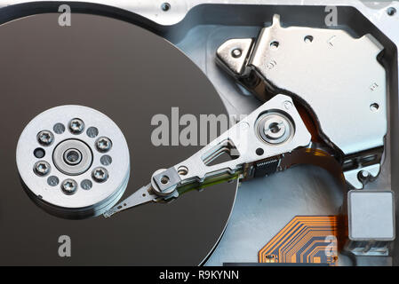 Open hard disk drive Stock Photo