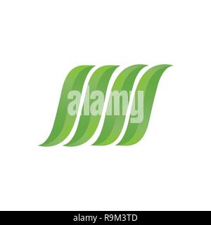 vector logo design perfectly suitable for dynamic wave, ocean sea water wave home resort, sailing boat, ocean cruise tour company and business Stock Vector