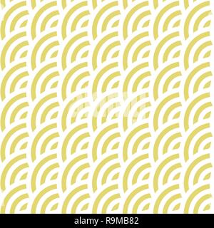 Chinese traditional golden ragon scale seamless pattern Stock Vector