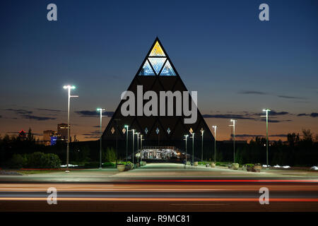 The Pyramid of Peace and Reconciliation in Astana, Kazakhstan, designed by Sir Norman Foster & Partners Stock Photo