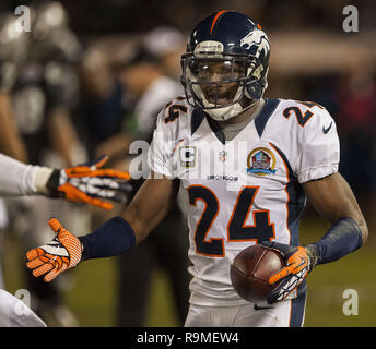 Denver Broncos cornerback Champ Bailey (24) in action against the Seattle  Seahawks at the Super Bowl XLVIII at MetLife Stadium in East Rutherford,  New Jersey on February 2, 2014. MetLife Stadium hosts