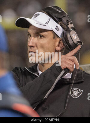 Oakland, California, USA. 10th Sep, 2012. Raiders head coach Dennis Allen on Monday, September 10, 2012, in Oakland California. Chargers defeated the Raiders 22-14. Credit: Al Golub/ZUMA Wire/Alamy Live News Stock Photo