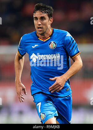 Girona 21 12 18 Laliga 18 19 Date 17 Girona Getafe Jaime Mata Of Getafe Cf During The Game Girona 1 1 Getafe Stock Photo Alamy