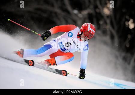 Kushiro, Hokkaido, Japan. 26th Dec, 2018. Ryunosuke Ohkoshi competes during the 97th All Japan Ski Championships Alpine Men's Giant Slalom at Akan Lake Side National Ski Area in Kushiro, Hokkaido, Japan, December 26, 2018. Credit: Hiroyuki Sato/AFLO/Alamy Live News Stock Photo