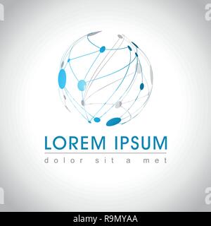 Abstract web Icon and logo sample, vector illusration Stock Vector