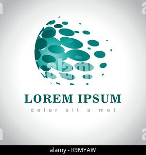 Abstract web Icon and logo sample, vector illusration Stock Vector