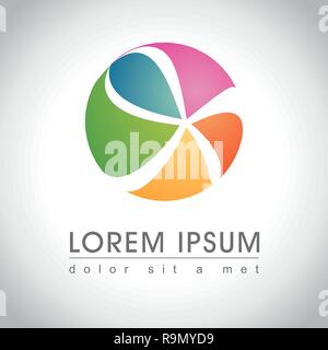 Abstract web Icon and logo sample, vector illustration Stock Vector