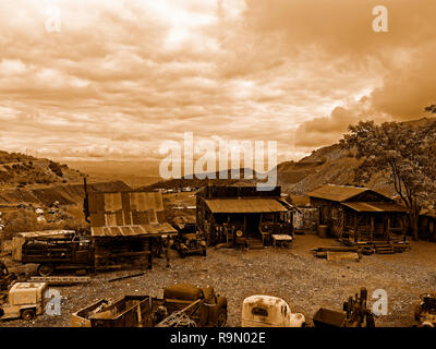 Gold King Mine Overlook Jerome Stock Photo