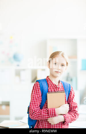 Girl at school Stock Photo