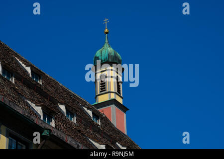 Landsberg Monastery tower (Kloster Landsberg) in Landsberg am Lech, Germany Stock Photo