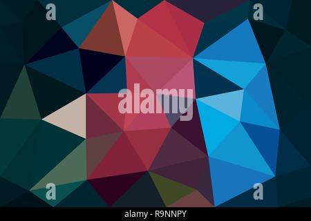 Multicolored low poly background. Abstract polygon design. Vector illustration Stock Vector