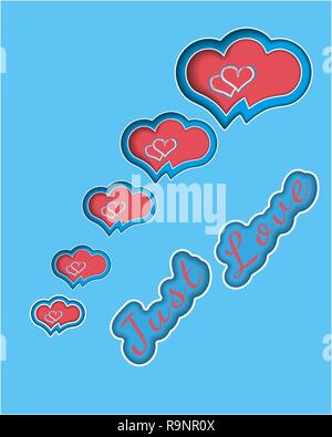 Heart in 3D, heart, love, gift, logo Stock Vector Image & Art - Alamy