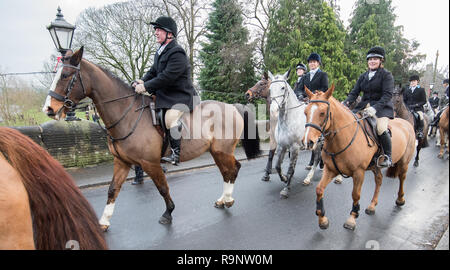 Boxing Day Hunt Meet Gargrave Stock Photo