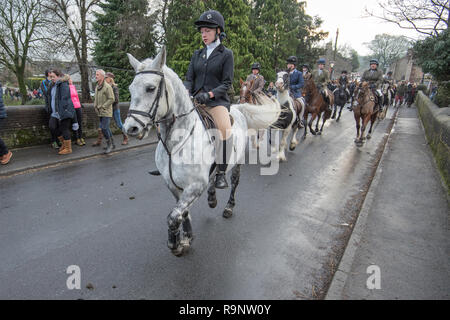 Boxing Day Hunt Meet Gargrave Stock Photo