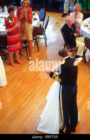 Wedding Reception Dance Floor,2001,  Blurred Motion Stock Photo