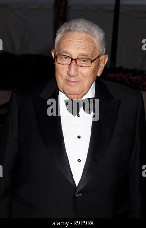 NEW YORK, NY, USA- SEPTEMBER 21, 2009: Dr. Henry Kissinger arrives at the season opening of the Metropolitan Opera. Stock Photo