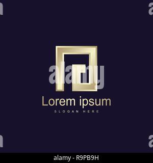 Initial Letter NG Logo Template Vector Design Stock Vector