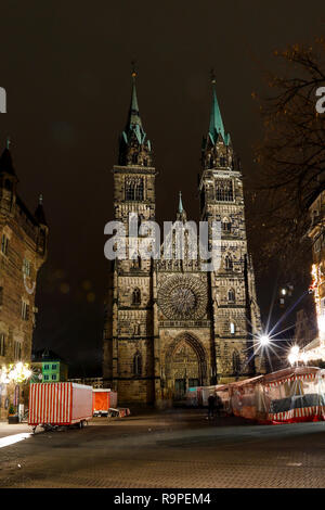 St Lawrence Church Nuremberg, Bavaria, Germany. Stock Photo