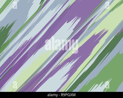 Watercolor Striped Background. Stripes Pattern with hand painted brush strokes. Abstract colorful line background. Color splash. Vector illustration. Stock Vector