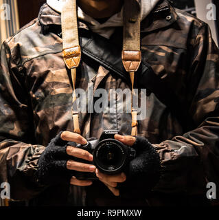 Canon self-portrait Stock Photo