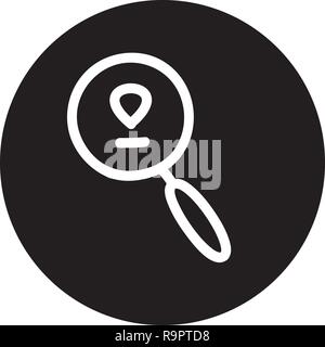 Search Engine Optimization Icon with Hand drawn Style, good for your web and mobile app Stock Vector