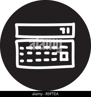 Search Engine Optimization Icon with Hand drawn Style, good for your web and mobile app Stock Vector
