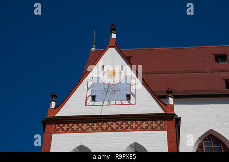 Landsberg am Lech, Germany. August 22, 2018. Himmelfahrt Church facade Stock Photo