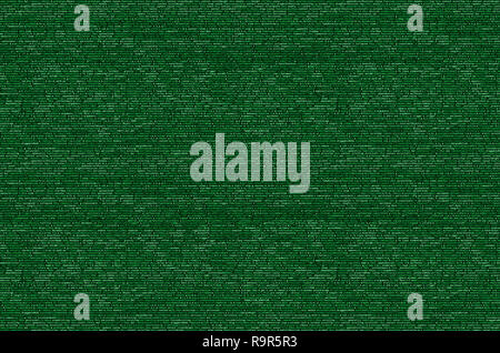 Writing programming code on laptop. Digital binary data on computer screen. Project managers work new idea. Software engineer at work. Software abstra Stock Photo