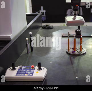 CMM laser scanner optical advanced inspection and measurement Stock Photo