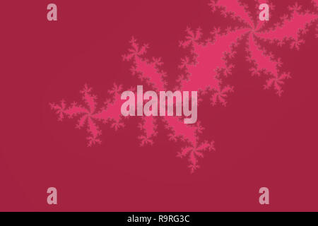 Mandelbrot fractal abstract geometrical wallpaper background with hypnotic shapes and Red colors Stock Photo